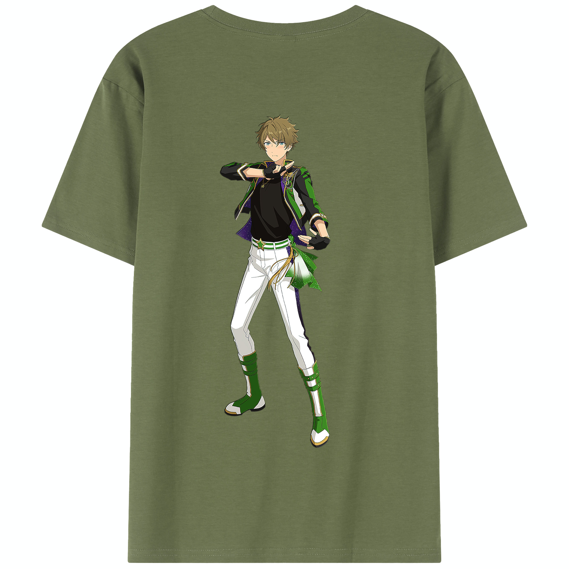 （画像用） あんさんぶるスターズ! Ensemble Stars 綿100％半袖Tシャツ（背面プリント）